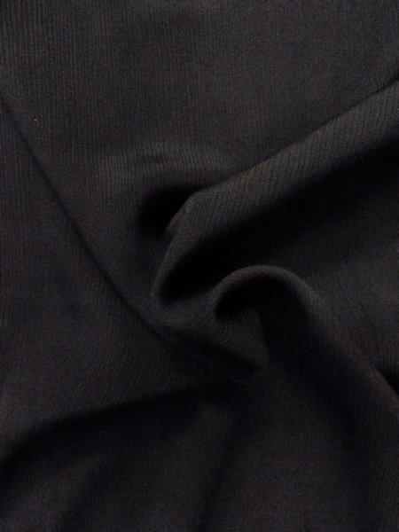 画像9: N1101L 女性用羽織  シルク(正絹) 深い黒,  【中古】【USED】【リサイクル】 ★★★☆☆【N1101L】 (9)