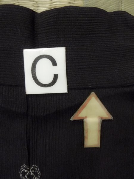 画像13: N1101L 女性用羽織  シルク(正絹) 深い黒,  【中古】【USED】【リサイクル】 ★★★☆☆【N1101L】 (13)