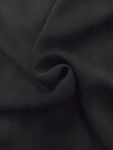 画像9: N1101M 女性用羽織  シルク(正絹) 深い黒,  【中古】【USED】【リサイクル】 ★★★☆☆【N1101M】 (9)