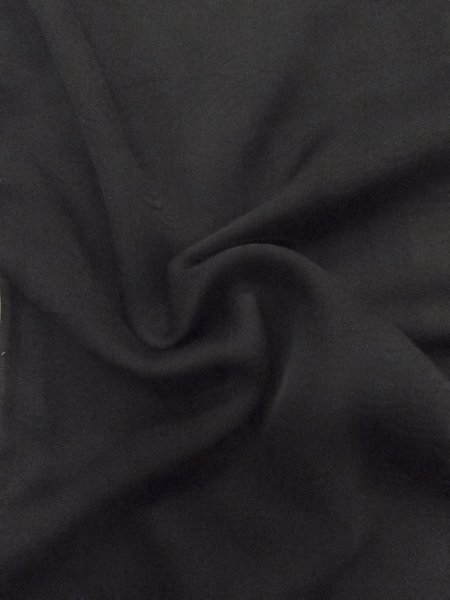 画像10: N1101M 女性用羽織  シルク(正絹) 深い黒,  【中古】【USED】【リサイクル】 ★★★☆☆【N1101M】 (10)