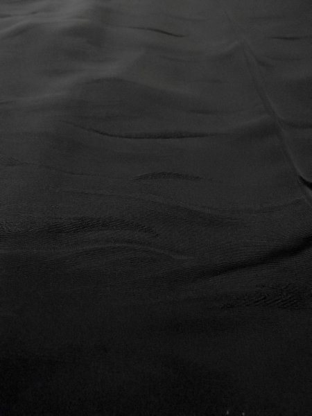 画像9: N1101Q 女性用羽織  シルク(正絹) 深い黒,  【中古】【USED】【リサイクル】 ★★★★☆【N1101Q】 (9)