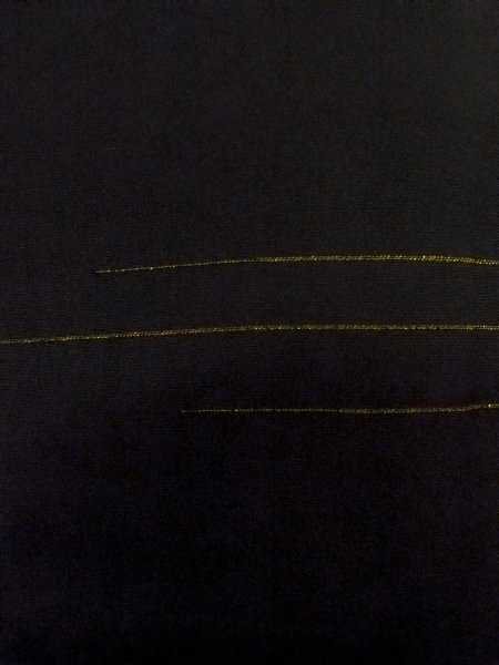 画像6: N1101R 昭和初期ごろ。アンティーク品。女性用羽織  シルク(正絹) 深い黒, 線 【中古】【USED】【リサイクル】 ★☆☆☆☆【N1101R】 (6)