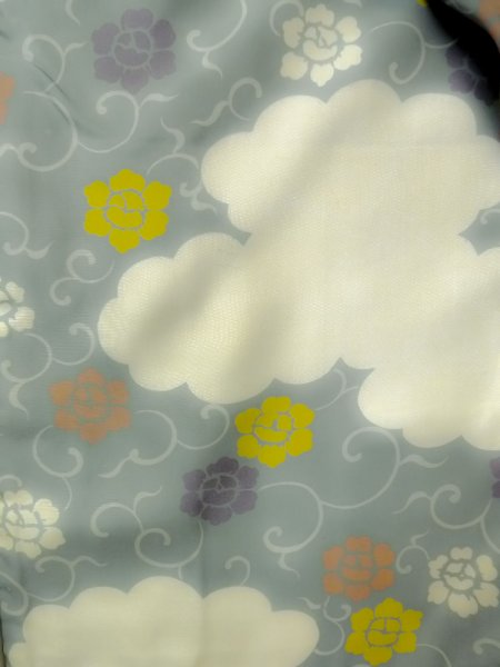 画像11: N1101R 昭和初期ごろ。アンティーク品。女性用羽織  シルク(正絹) 深い黒, 線 【中古】【USED】【リサイクル】 ★☆☆☆☆【N1101R】 (11)