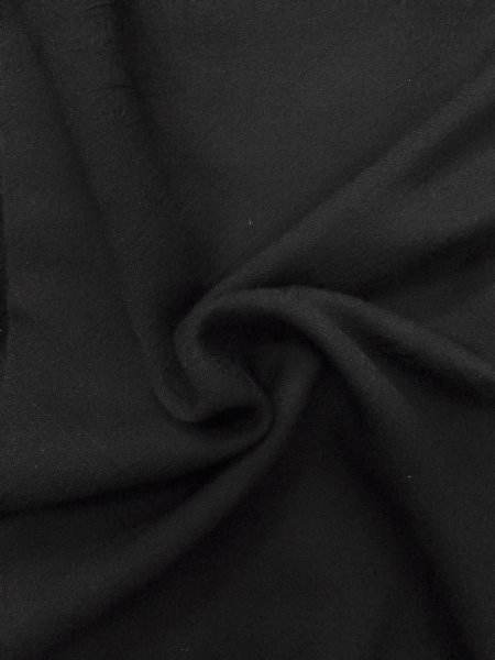 画像10: N1101U 女性用羽織  シルク(正絹) 黒, 抽象的模様 【中古】【USED】【リサイクル】 ★★★☆☆【N1101U】 (10)