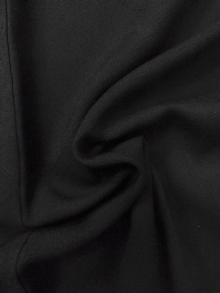 画像11: N1101U 女性用羽織  シルク(正絹) 黒, 抽象的模様 【中古】【USED】【リサイクル】 ★★★☆☆【N1101U】 (11)