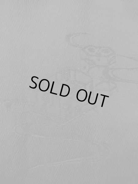 画像6: N1101V 女性用羽織  シルク（正絹） 黒,  【中古】【USED】【リサイクル】 ★★★★☆【N1101V】 (6)