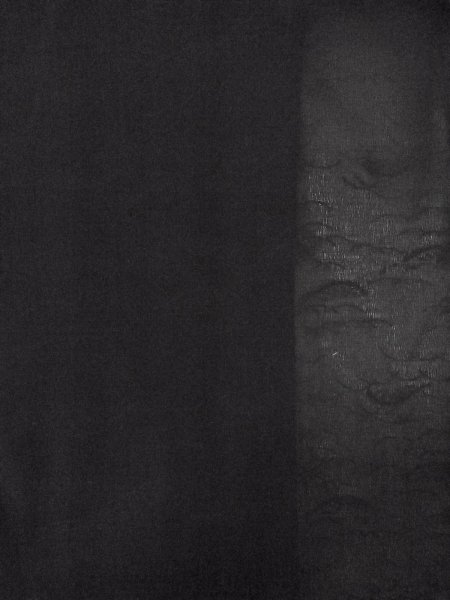 画像3: N1102A 女性用羽織  シルク(正絹) 黒,  【中古】【USED】【リサイクル】 ★★★★☆【N1102A】 (3)