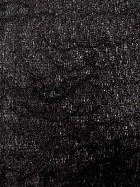 画像5: N1102A 女性用羽織  シルク(正絹) 黒,  【中古】【USED】【リサイクル】 ★★★★☆【N1102A】 (5)