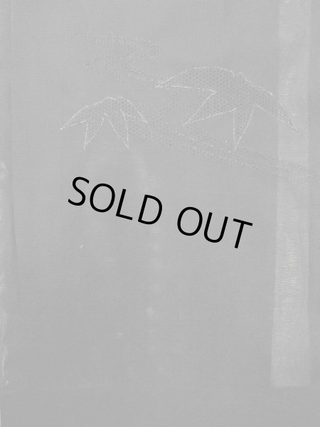 画像4: N1102B 女性用羽織  シルク(正絹) 黒, 流水 【中古】【USED】【リサイクル】 ★★★★☆【N1102B】 (4)