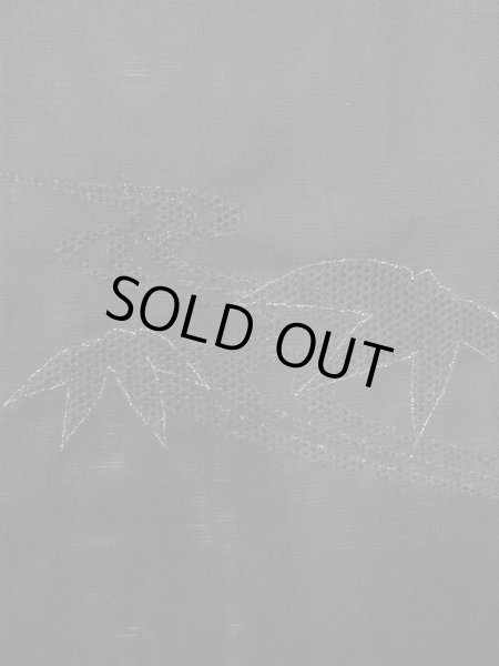 画像5: N1102B 女性用羽織  シルク(正絹) 黒, 流水 【中古】【USED】【リサイクル】 ★★★★☆【N1102B】 (5)