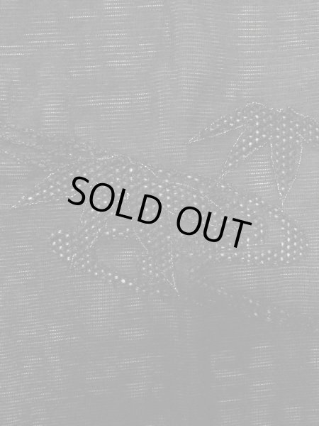 画像6: N1102B 女性用羽織  シルク(正絹) 黒, 流水 【中古】【USED】【リサイクル】 ★★★★☆【N1102B】 (6)