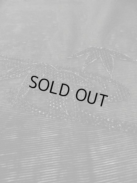 画像9: N1102B 女性用羽織  シルク(正絹) 黒, 流水 【中古】【USED】【リサイクル】 ★★★★☆【N1102B】 (9)