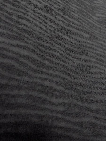 画像7: N1102E 女性用羽織  シルク(正絹) 黒,  【中古】【USED】【リサイクル】 ★★★☆☆【N1102E】 (7)