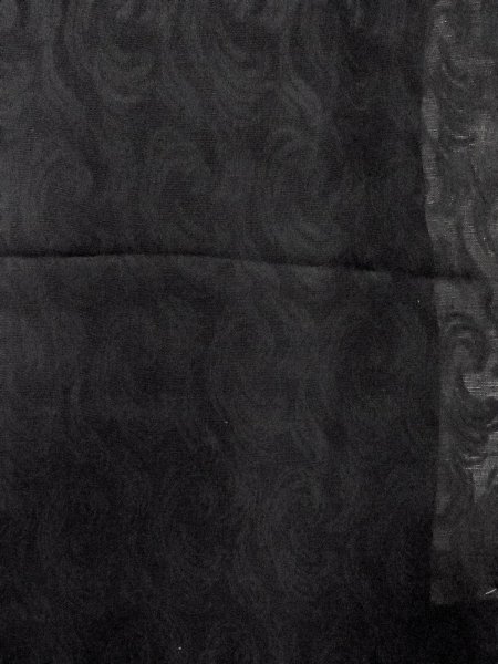 画像4: N1102F 女性用羽織  シルク(正絹) 黒,  【中古】【USED】【リサイクル】 ★☆☆☆☆【N1102F】 (4)