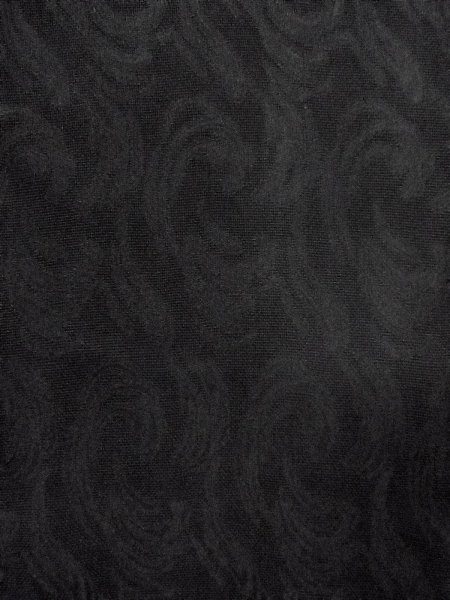 画像5: N1102F 女性用羽織  シルク(正絹) 黒,  【中古】【USED】【リサイクル】 ★☆☆☆☆【N1102F】 (5)