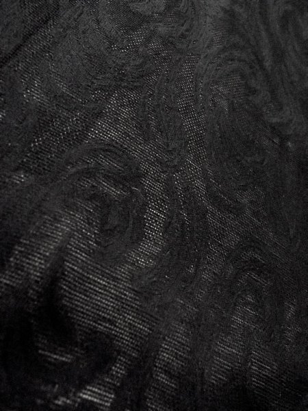 画像8: N1102F 女性用羽織  シルク(正絹) 黒,  【中古】【USED】【リサイクル】 ★☆☆☆☆【N1102F】 (8)