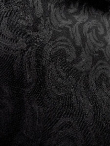 画像9: N1102F 女性用羽織  シルク(正絹) 黒,  【中古】【USED】【リサイクル】 ★☆☆☆☆【N1102F】 (9)