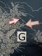 画像20: N1112H 女性用小紋  シルク（正絹） 灰色がかった藍, ぼたん 【中古】【USED】【リサイクル】 ★★☆☆☆【N1112H】 (20)