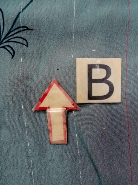 画像15: N1112M 女性用単衣  シルク(正絹) 灰色がかった紺, 草 【中古】【USED】【リサイクル】 ★☆☆☆☆【N1112M】 (15)