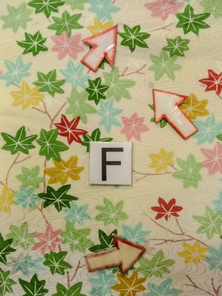 画像19: N1112R 女性用小紋  シルク(正絹) アイボリー, もみじ 【中古】【USED】【リサイクル】 ★★☆☆☆【N1112R】 (19)