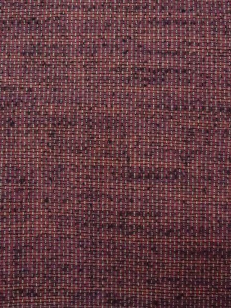 画像6: N1112Z 女性用単衣  ウール 深い赤色, チェック柄 【中古】【USED】【リサイクル】 ★★★★☆【N1112Z】 (6)