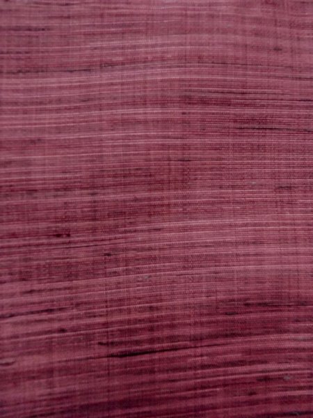 画像7: N1126A 女性用紬  シルク（正絹） 深い桃色, 幾何学模様 【中古】【USED】【リサイクル】 ★★★☆☆【N1126A】 (7)