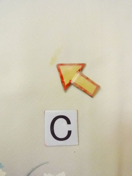 画像20: N1126M 女性用訪問着  シルク（正絹） 淡いオフ　ホワイト, 菊 【中古】【USED】【リサイクル】 ★★★☆☆【N1126M】 (20)