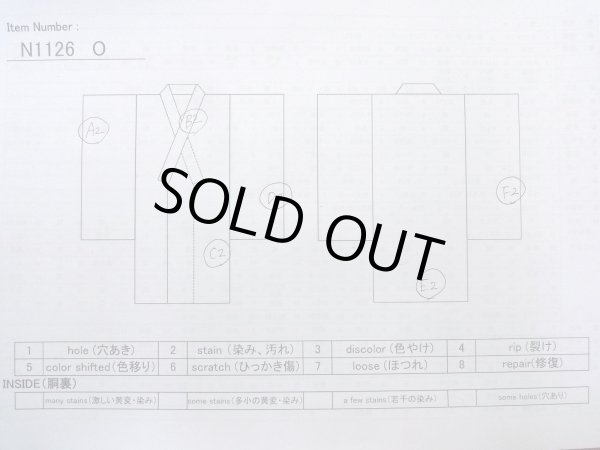 画像18: N1126O 女性用訪問着  シルク（正絹） 淡い黄緑色, ぼたん 【中古】【USED】【リサイクル】 ★★★☆☆【N1126O】 (18)