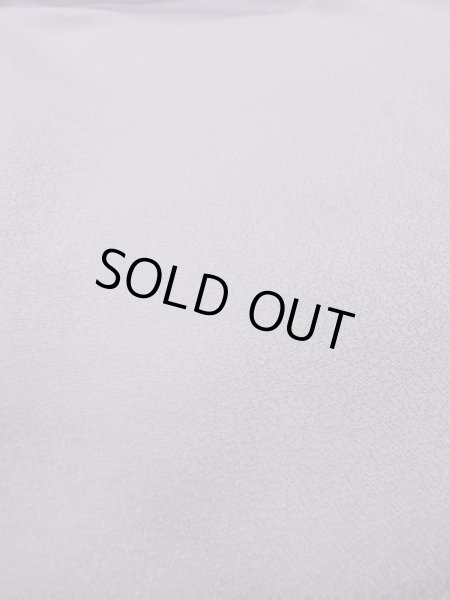 画像15: N1126S 女性用訪問着  シルク（正絹） 淡い灰色がかった藤色, ききょう 【中古】【USED】【リサイクル】 ★★★☆☆【N1126S】 (15)