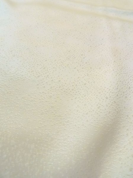 画像16: N1126T 女性用訪問着  シルク(正絹) 光沢のあるアイボリー, 桜 【中古】【USED】【リサイクル】 ★★☆☆☆【N1126T】 (16)