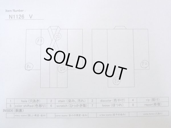 画像16: N1126V 女性用訪問着  シルク(正絹) 淡い灰色, 椿 【中古】【USED】【リサイクル】 ★★★☆☆【N1126V】 (16)