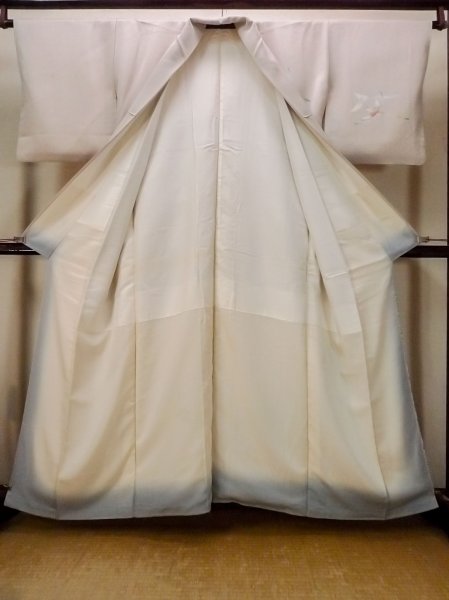 画像3: N1126X 女性用訪問着  シルク(正絹) 淡い紫色, 鳥 【中古】【USED】【リサイクル】 ★★★☆☆【N1126X】 (3)