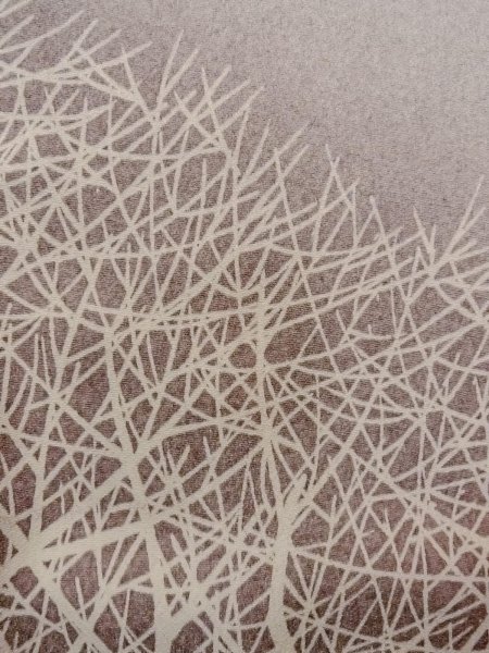 画像9: N1126X 女性用訪問着  シルク(正絹) 淡い紫色, 鳥 【中古】【USED】【リサイクル】 ★★★☆☆【N1126X】 (9)