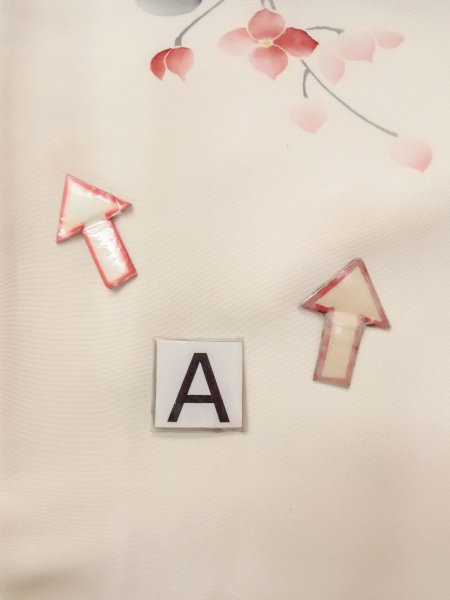 画像17: N1127A 女性用訪問着  シルク（正絹） アイボリー, 花 【中古】【USED】【リサイクル】 ★★☆☆☆【N1127A】 (17)