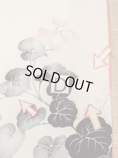 画像20: N1127A 女性用訪問着  シルク（正絹） アイボリー, 花 【中古】【USED】【リサイクル】 ★★☆☆☆【N1127A】 (20)