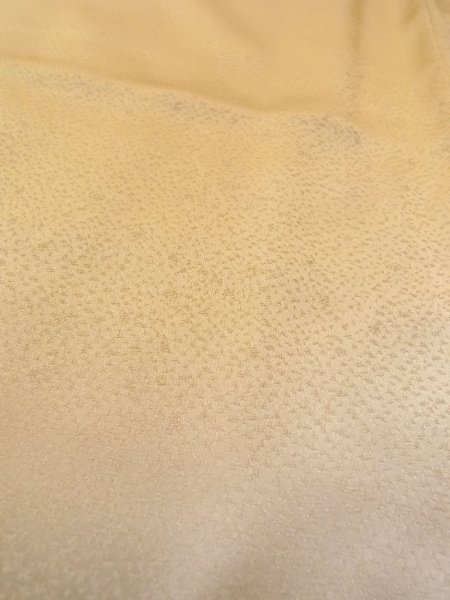 画像13: N1127C 女性用訪問着  シルク(正絹) 光沢のある淡い茶色, 菊 【中古】【USED】【リサイクル】 ★★★☆☆【N1127C】 (13)