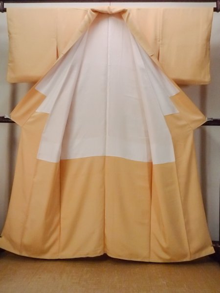 画像2: N1210E 女性用色無地  シルク(正絹) 淡い山吹,  【中古】【USED】【リサイクル】 ★★★☆☆【N1210E】 (2)