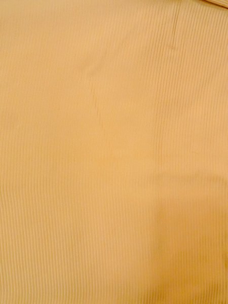 画像4: N1210E 女性用色無地  シルク(正絹) 淡い山吹,  【中古】【USED】【リサイクル】 ★★★☆☆【N1210E】 (4)