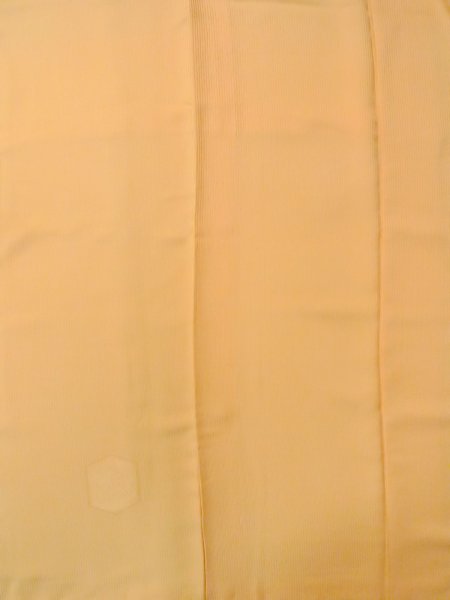 画像7: N1210E 女性用色無地  シルク(正絹) 淡い山吹,  【中古】【USED】【リサイクル】 ★★★☆☆【N1210E】 (7)