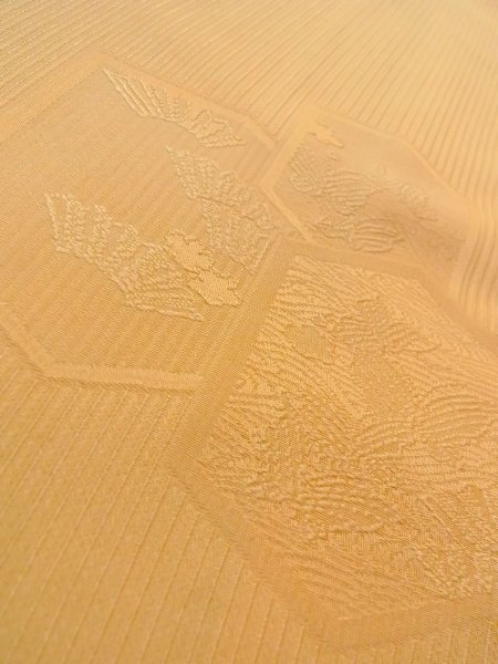 画像13: N1210E 女性用色無地  シルク(正絹) 淡い山吹,  【中古】【USED】【リサイクル】 ★★★☆☆【N1210E】 (13)