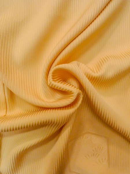 画像16: N1210E 女性用色無地  シルク(正絹) 淡い山吹,  【中古】【USED】【リサイクル】 ★★★☆☆【N1210E】 (16)