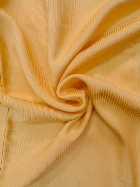 画像17: N1210E 女性用色無地  シルク(正絹) 淡い山吹,  【中古】【USED】【リサイクル】 ★★★☆☆【N1210E】 (17)