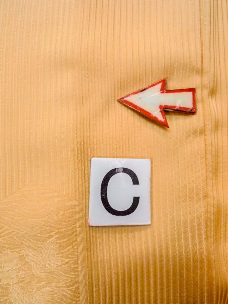 画像22: N1210E 女性用色無地  シルク(正絹) 淡い山吹,  【中古】【USED】【リサイクル】 ★★★☆☆【N1210E】 (22)