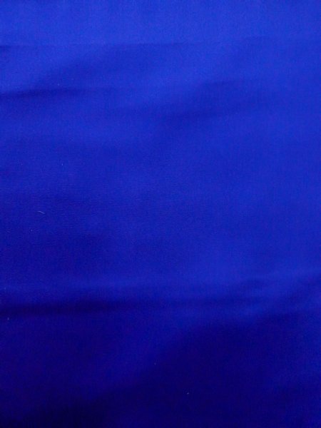 画像4: N1210I 女性用付下げ  シルク(正絹) 鮮やか青, 花 【中古】【USED】【リサイクル】 ★★☆☆☆【N1210I】 (4)