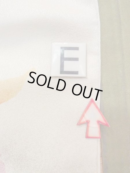 画像23: N1210K 女性用訪問着  シルク（正絹） 薄いアイボリー, 椿 【中古】【USED】【リサイクル】 ★★★☆☆【N1210K】 (23)