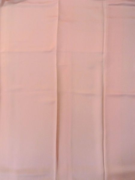 画像4: N1210L 女性用付下げ  シルク(正絹) 淡い桃色, 桜 【中古】【USED】【リサイクル】 ★★★☆☆【N1210L】 (4)