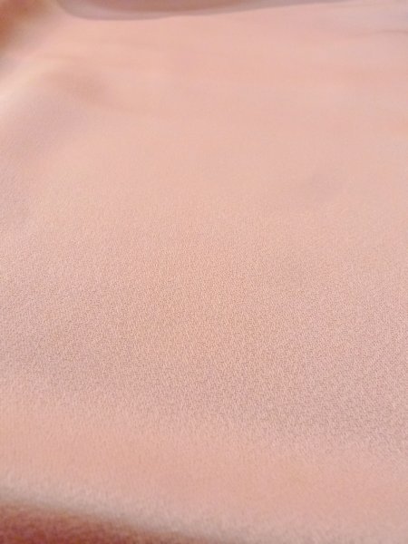 画像16: N1210L 女性用付下げ  シルク(正絹) 淡い桃色, 桜 【中古】【USED】【リサイクル】 ★★★☆☆【N1210L】 (16)