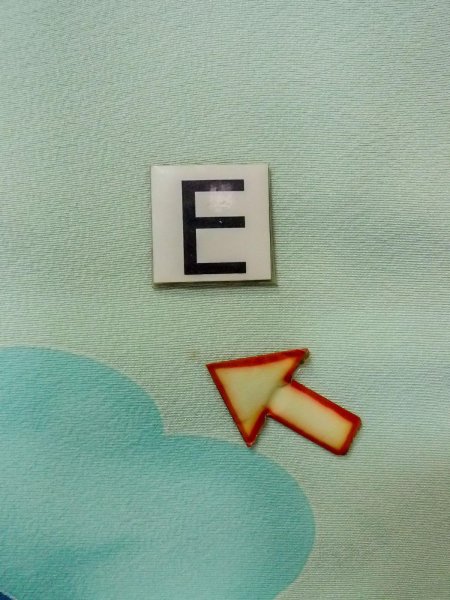 画像20: N1210M 女性用付下げ  シルク(正絹) 淡い水色, 雲 【中古】【USED】【リサイクル】 ★★★☆☆【N1210M】 (20)