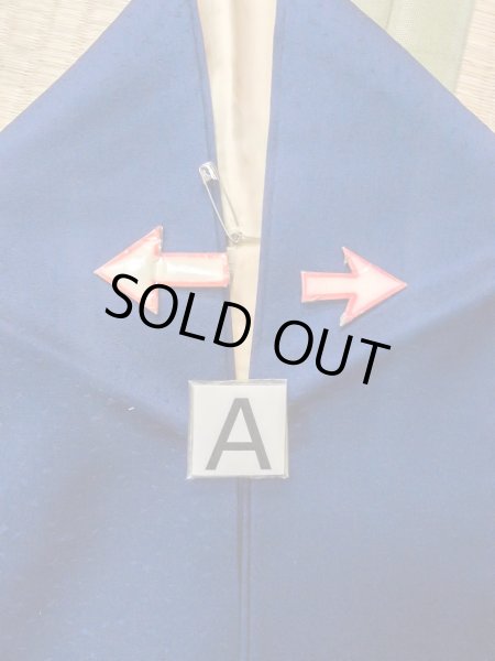 画像16: N1210N 女性用付下げ  シルク（正絹） 紺, 鶴 【中古】【USED】【リサイクル】 ★★★☆☆【N1210N】 (16)