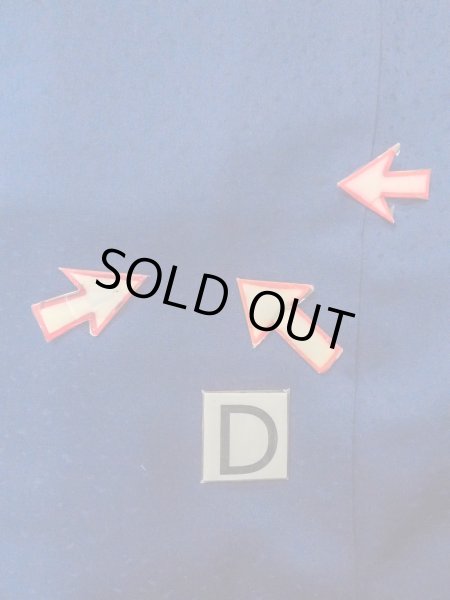 画像19: N1210N 女性用付下げ  シルク（正絹） 紺, 鶴 【中古】【USED】【リサイクル】 ★★★☆☆【N1210N】 (19)